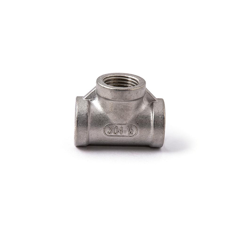 Tee Threaded Fitting 3 way Female Pipe Connector for Water Fuel Gas